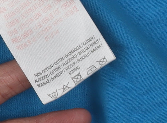 Tokyo Laundry Men's Blue Graphic T-Shirt, Size L