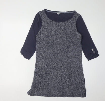 White Stuff Women's Blue Size 10 3/4 Sleeve Dress
