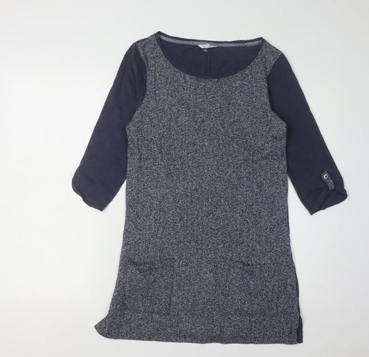 White Stuff Women's Blue Size 10 3/4 Sleeve Dress