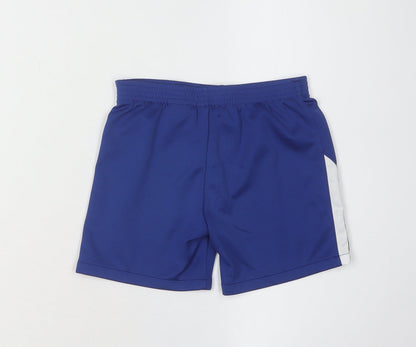 Nike Boys Blue Athletic Football Shorts 5-6 Years