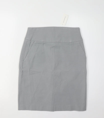 Banana Republic Women's Grey Pencil Skirt, Size 4, Stretch