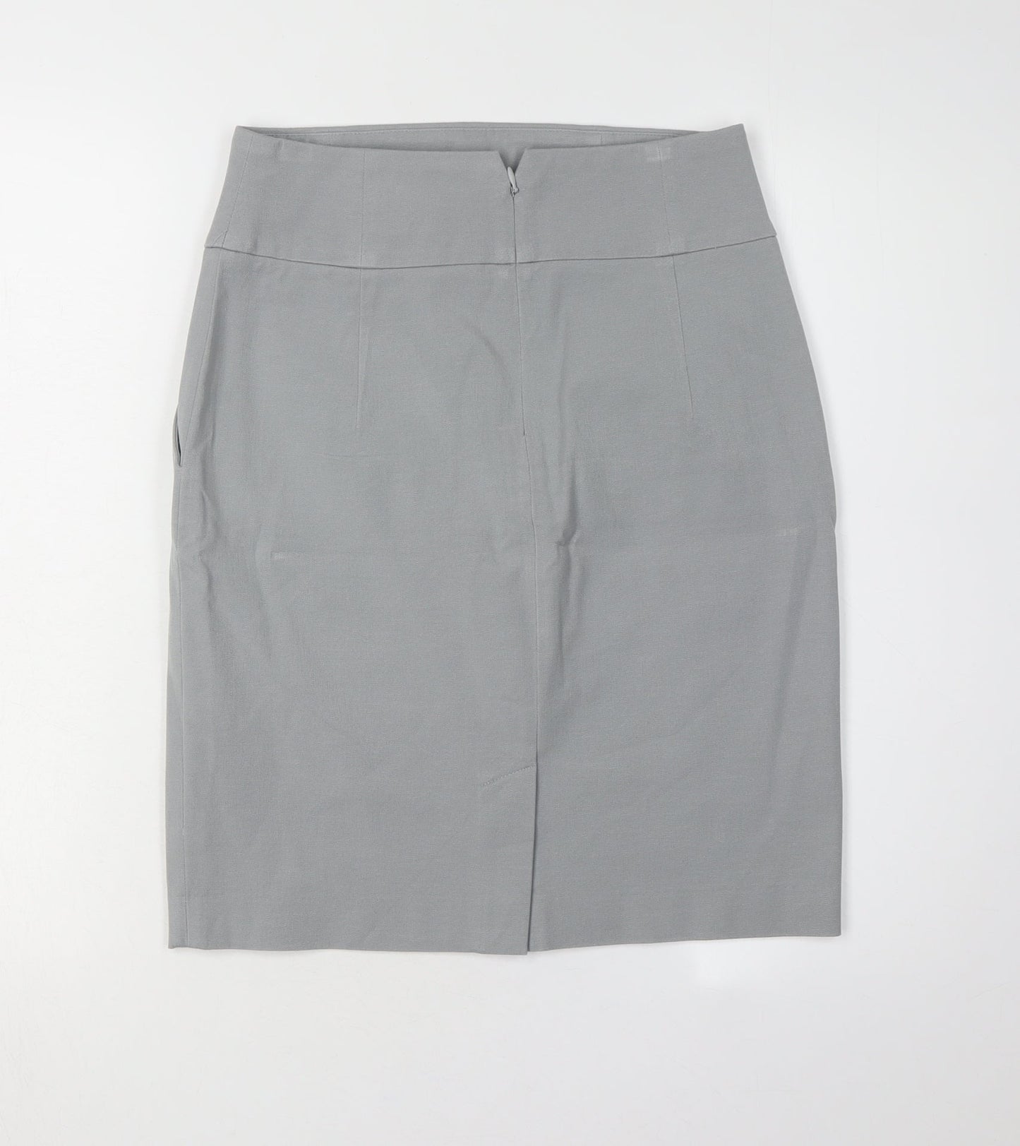 Banana Republic Women's Grey Pencil Skirt, Size 4, Stretch