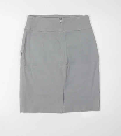 Banana Republic Women's Grey Pencil Skirt, Size 4, Stretch