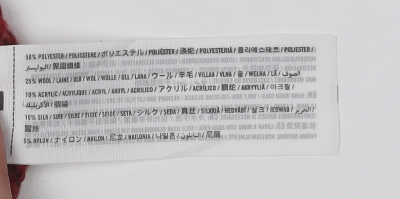 Abercrombie & Fitch Women's Red Mock Neck Vest S