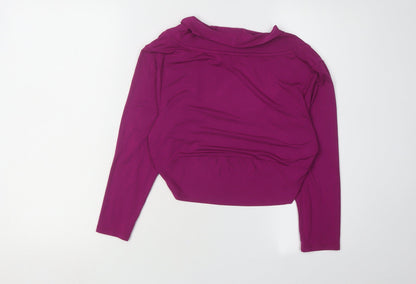 Laura Ashley Women's Purple Cardigan Size 14