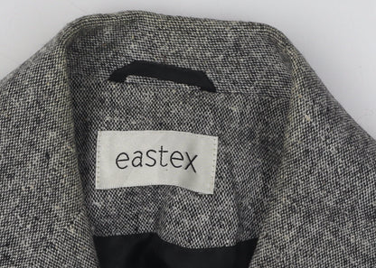 Eastex Women's Grey Blazer, Regular Size 10, Single-Breasted