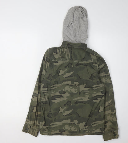 Mountain Warehouse Boys' Camo Hoodie Jacket 11-12Y