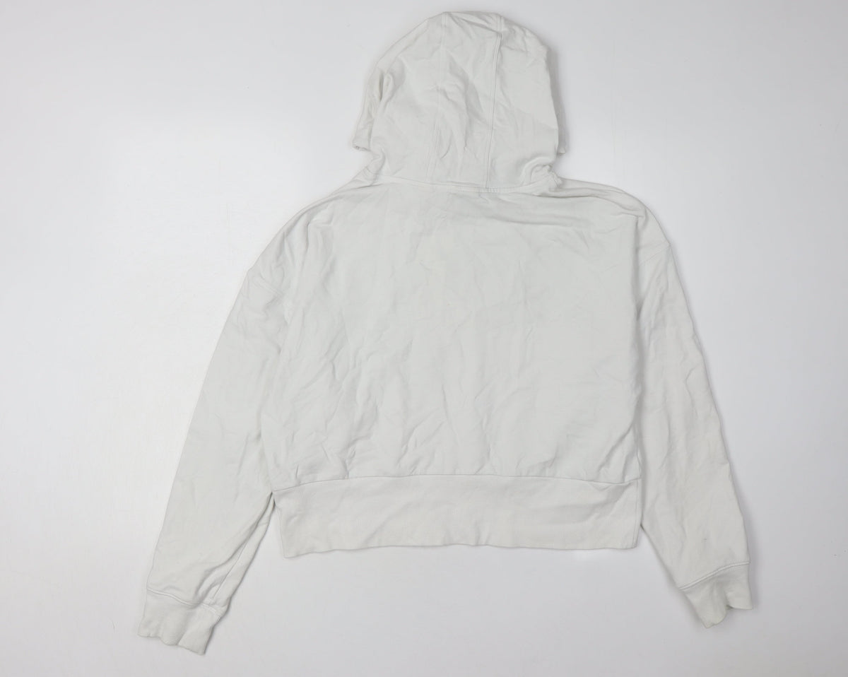 Womens UK Size M DKNY Sport White Pullover Hoodie