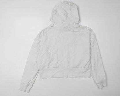 Womens UK Size M DKNY Sport White Pullover Hoodie