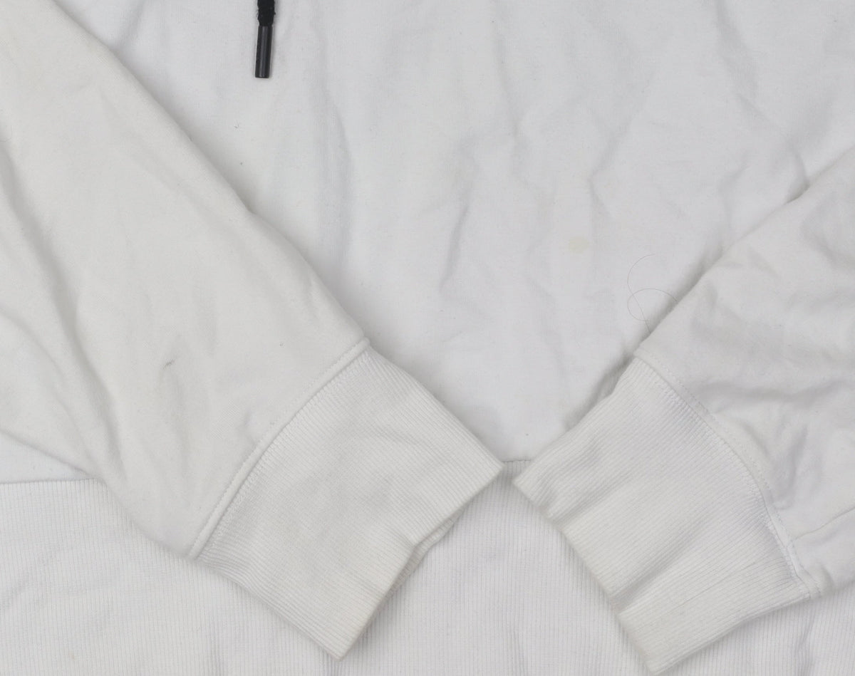 Womens UK Size M DKNY Sport White Pullover Hoodie