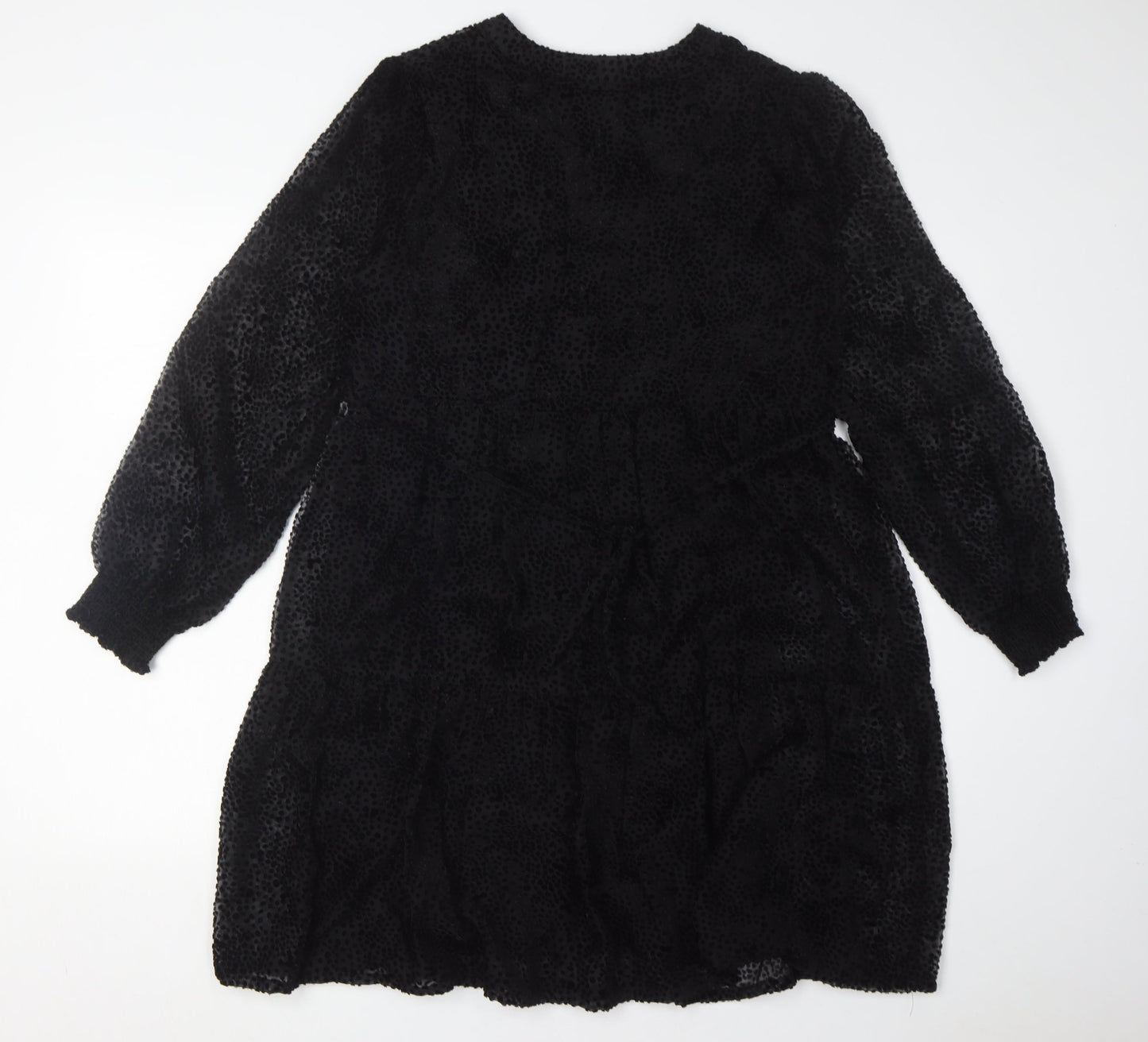 Fat Face Women’s Black Animal Print Dress Size 10