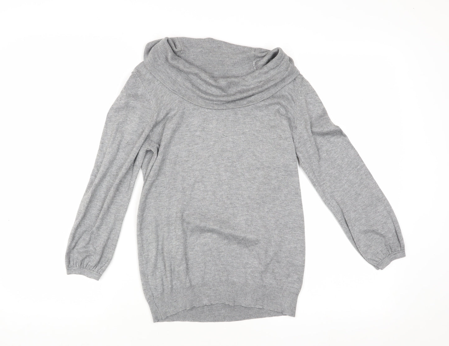 Womens UK Size 10 Marks and Spencer Grey Pullover Jumper