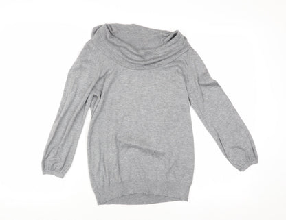 Womens UK Size 10 Marks and Spencer Grey Pullover Jumper
