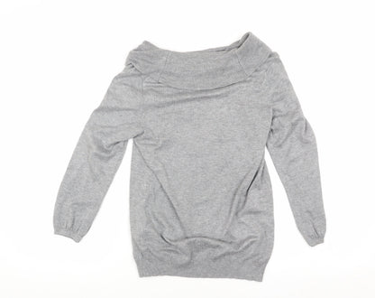 Womens UK Size 10 Marks and Spencer Grey Pullover Jumper