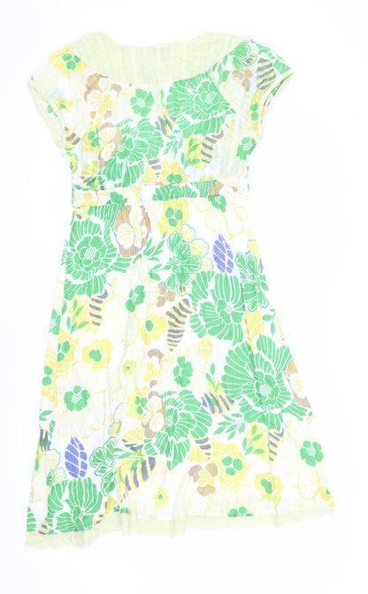 Monsoon Women's Multicoloured Floral Dress Size 10