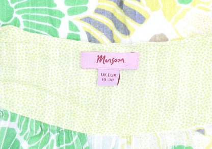 Monsoon Women's Multicoloured Floral Dress Size 10