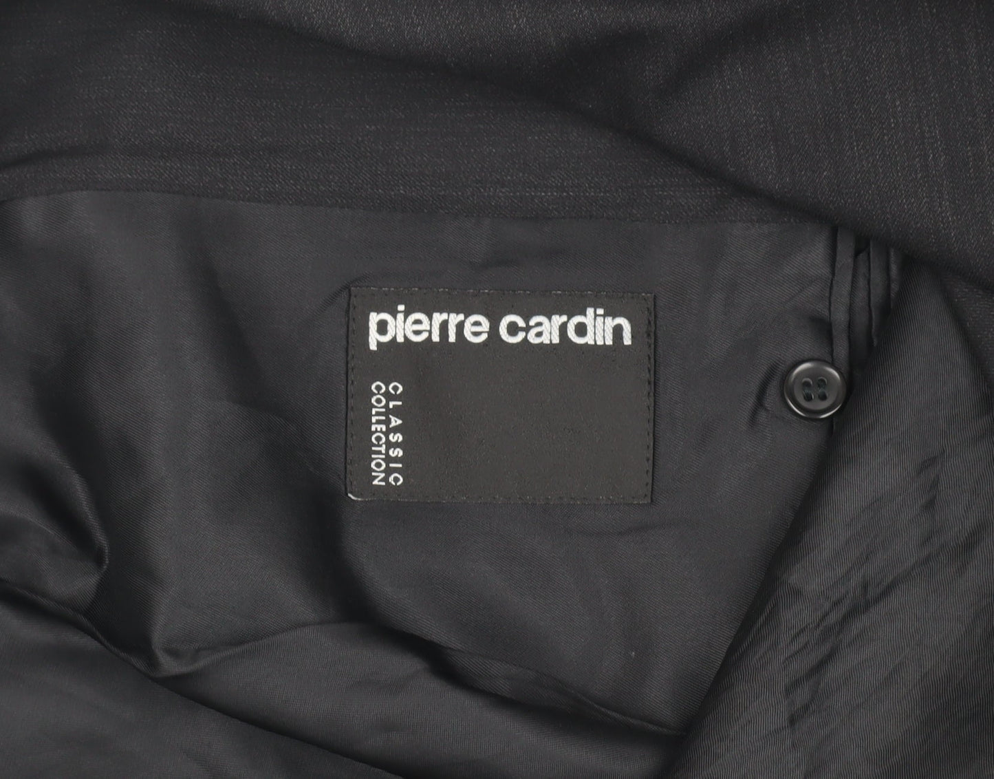 Mens UK Size 40 Pierre Cardin Regular Black Suit Jacket