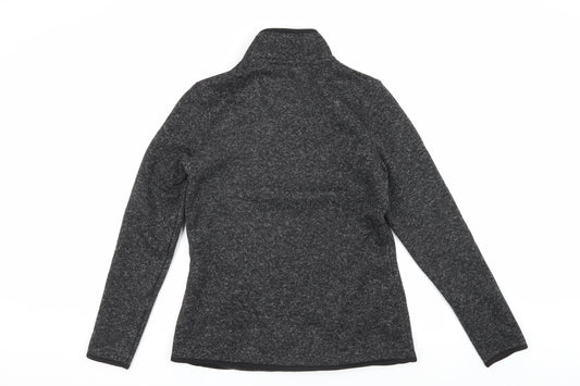 Womens UK Size 14 Mountain Warehouse Grey Henley Sweatshirt