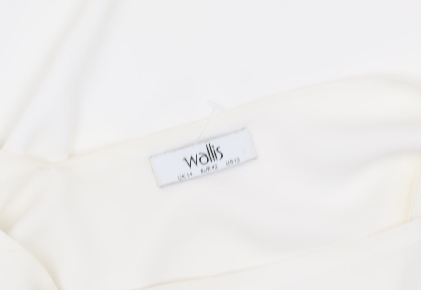 Womens UK Size 14 Wallis Ivory Camisole Tank