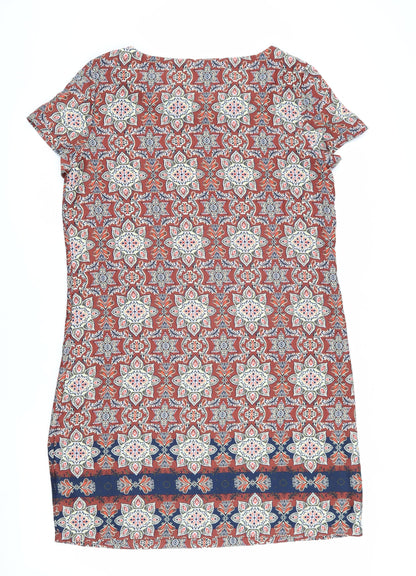 Laura Clement Women's Multicoloured Geometric Dress Size 12
