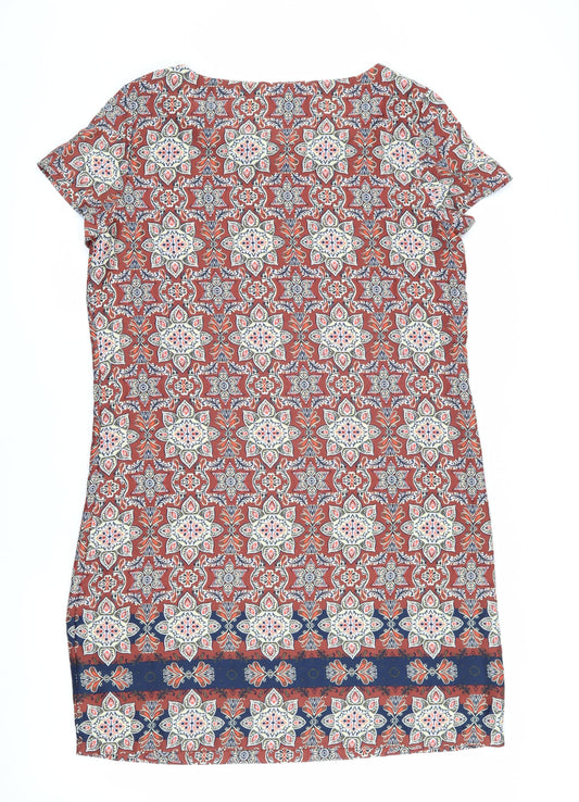 Laura Clement Women's Multicoloured Geometric Dress Size 12