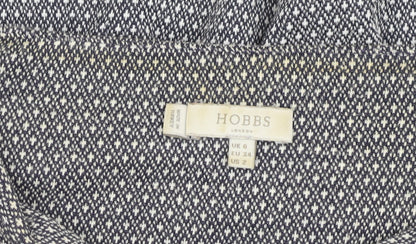 Hobbs Womens Grey Fit & Flare Dress Size 8