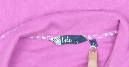 Womens UK Size S Isle Pink Basic Polo