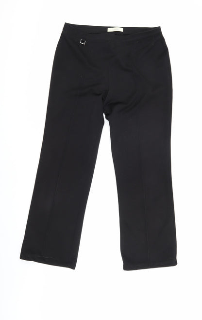 Classics Women's Black Regular Fit Trousers Size 14
