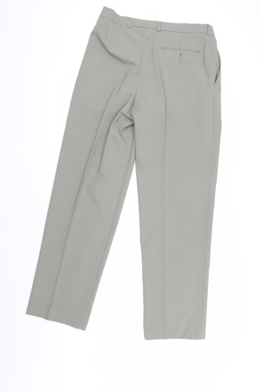 Marks & Spencer Men's Beige Dress Pants, Size 32