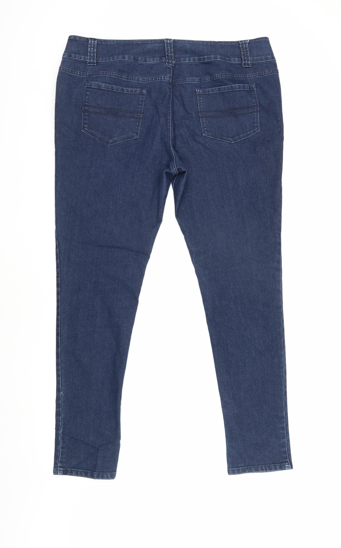 Butterfly by Matthew Williamson Women's Blue Jeans, Size 18