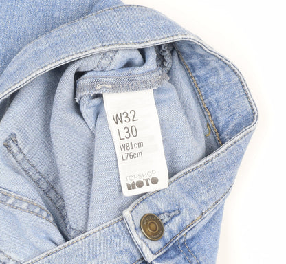 Mens UK Size 32 Topshop Slim Fit Skinny Blue Jeans