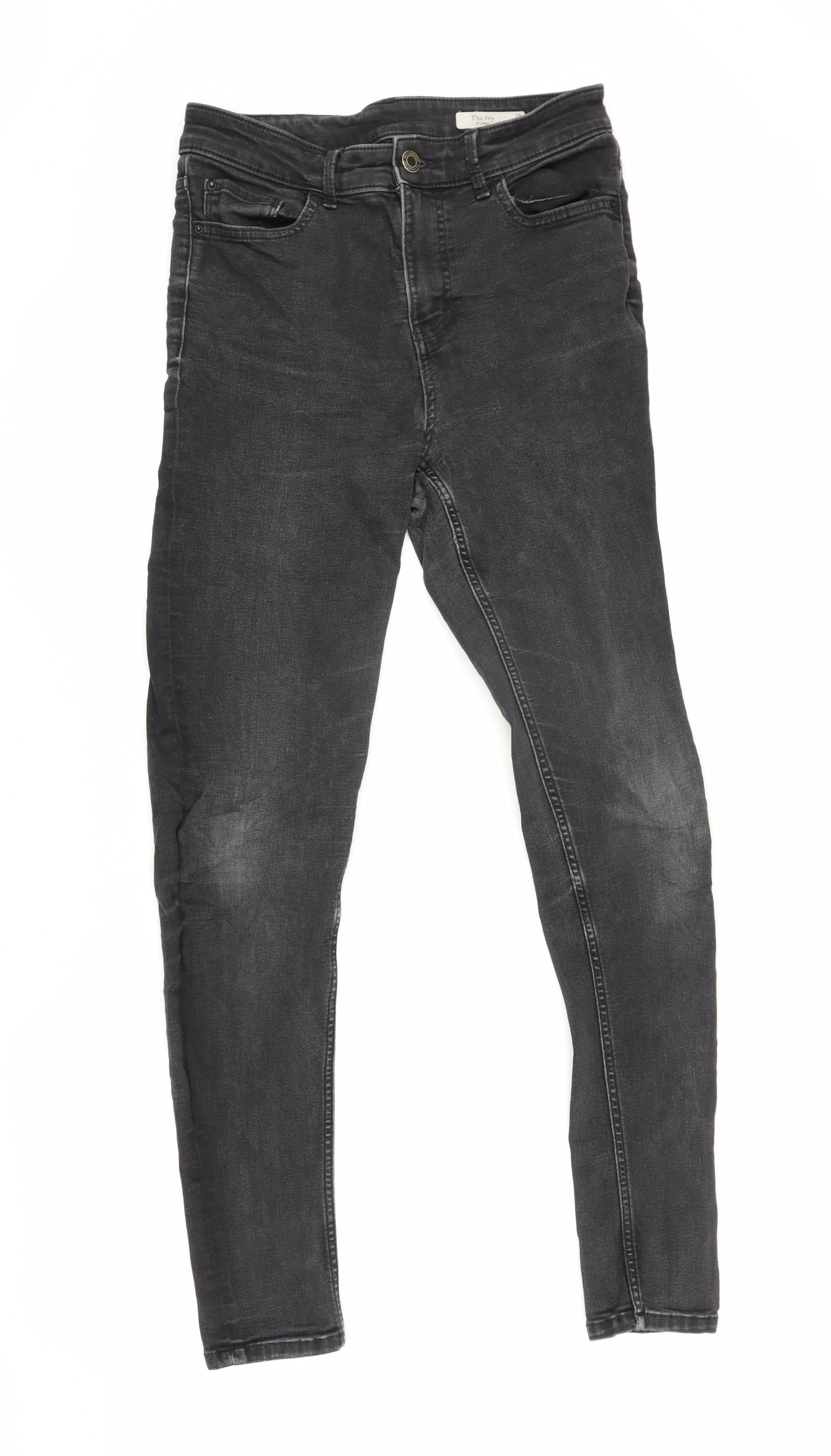 Womens UK Size 10 Marks and Spencer Slim Fit Skinny Black Jeans
