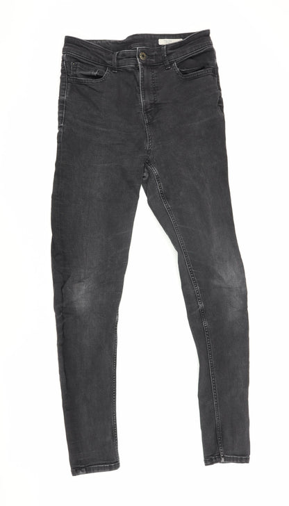 Womens UK Size 10 Marks and Spencer Slim Fit Skinny Black Jeans