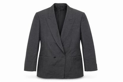 Mens UK Size 40 Pin Stripe Regular Grey Suit Jacket