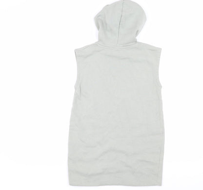 Candy Couture Boys Grey Sleeveless Hoodie Age 9