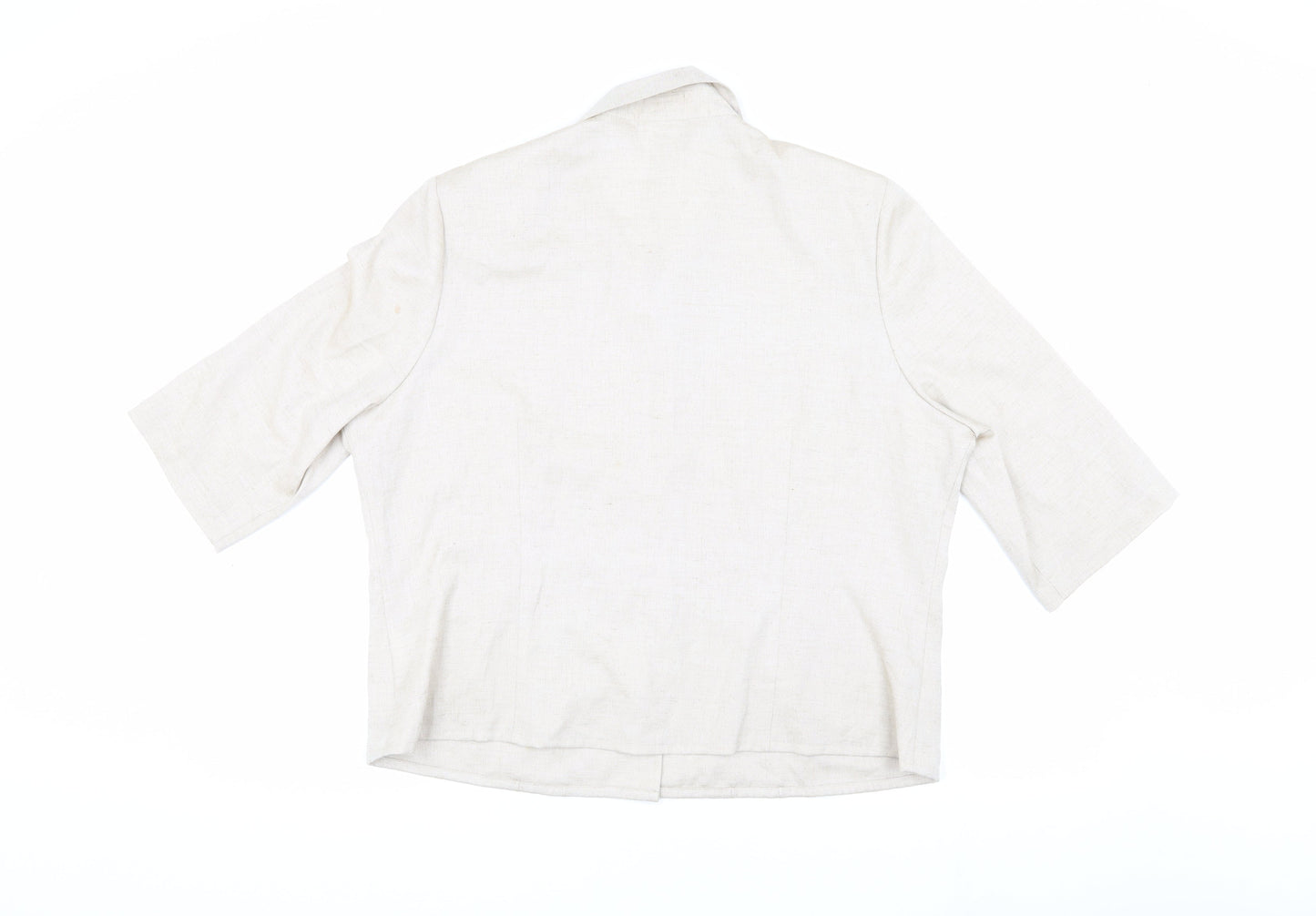 Womens UK Size 16 Eastex Beige  Blouse