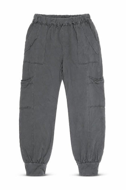 Studio Women's Black Cargo Trousers - Size XL, Relaxed Fit