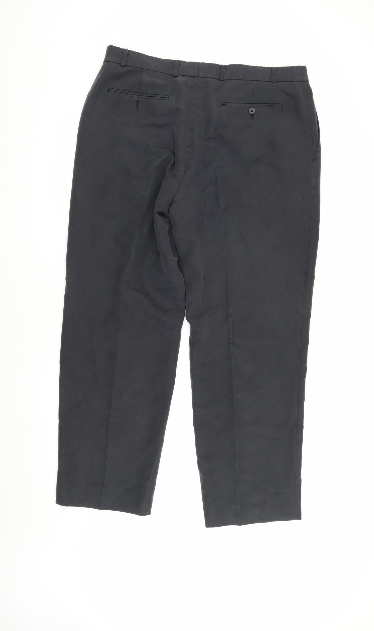 Maine New England Black Trousers, 38 S Men’s