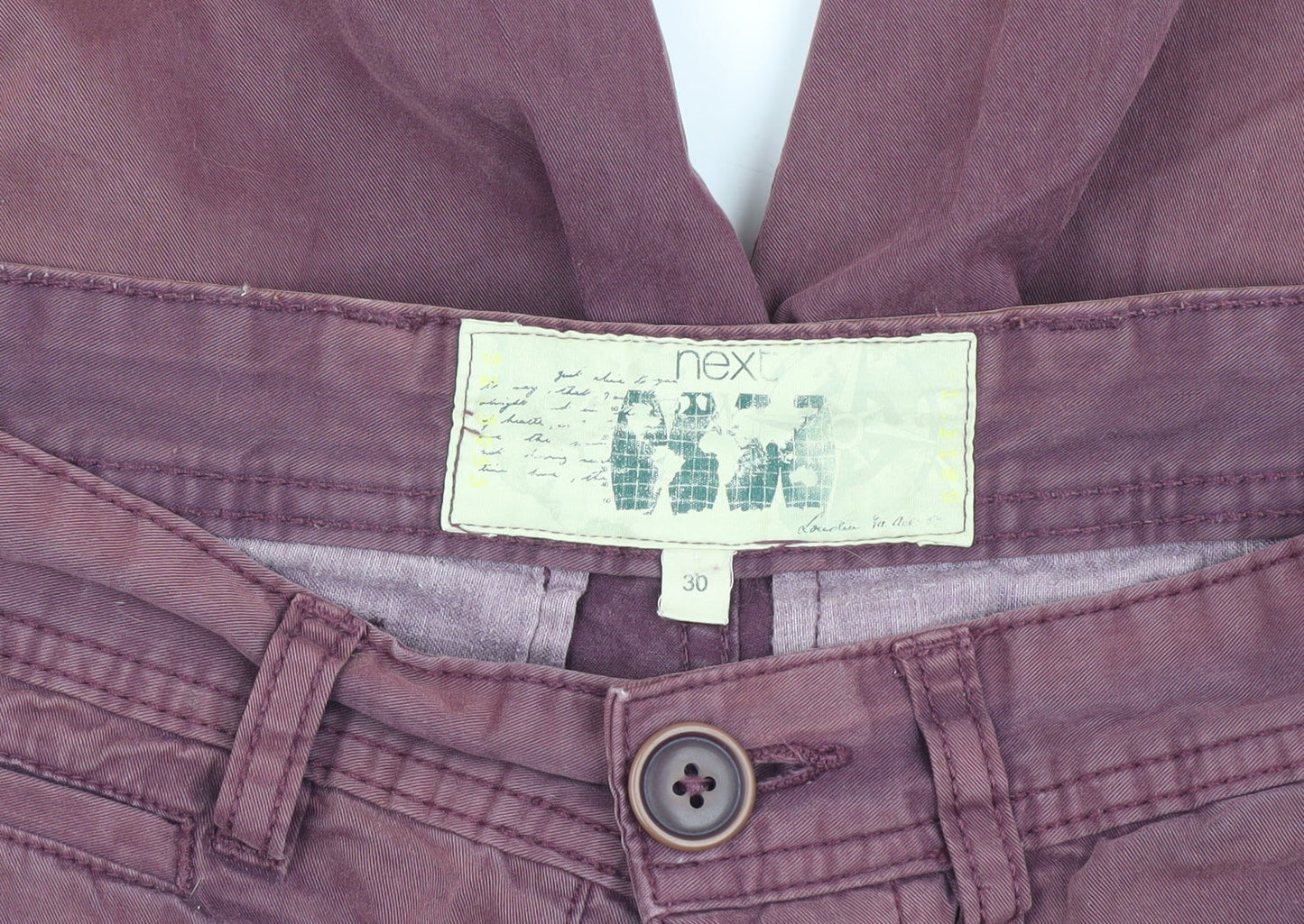 Next Men's Multicoloured Chino Shorts, Size 30