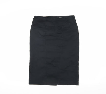 Oasis Women’s Black Midi Pencil Skirt Size 10 Workwear