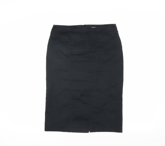 Oasis Women’s Black Midi Pencil Skirt Size 10 Workwear