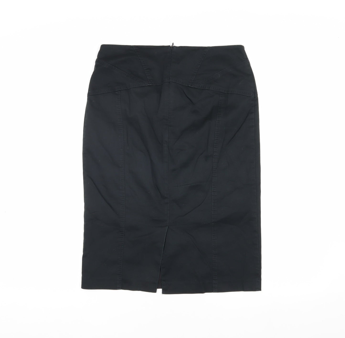 Oasis Women’s Black Midi Pencil Skirt Size 10 Workwear