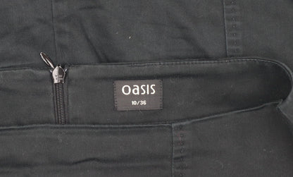 Oasis Women’s Black Midi Pencil Skirt Size 10 Workwear
