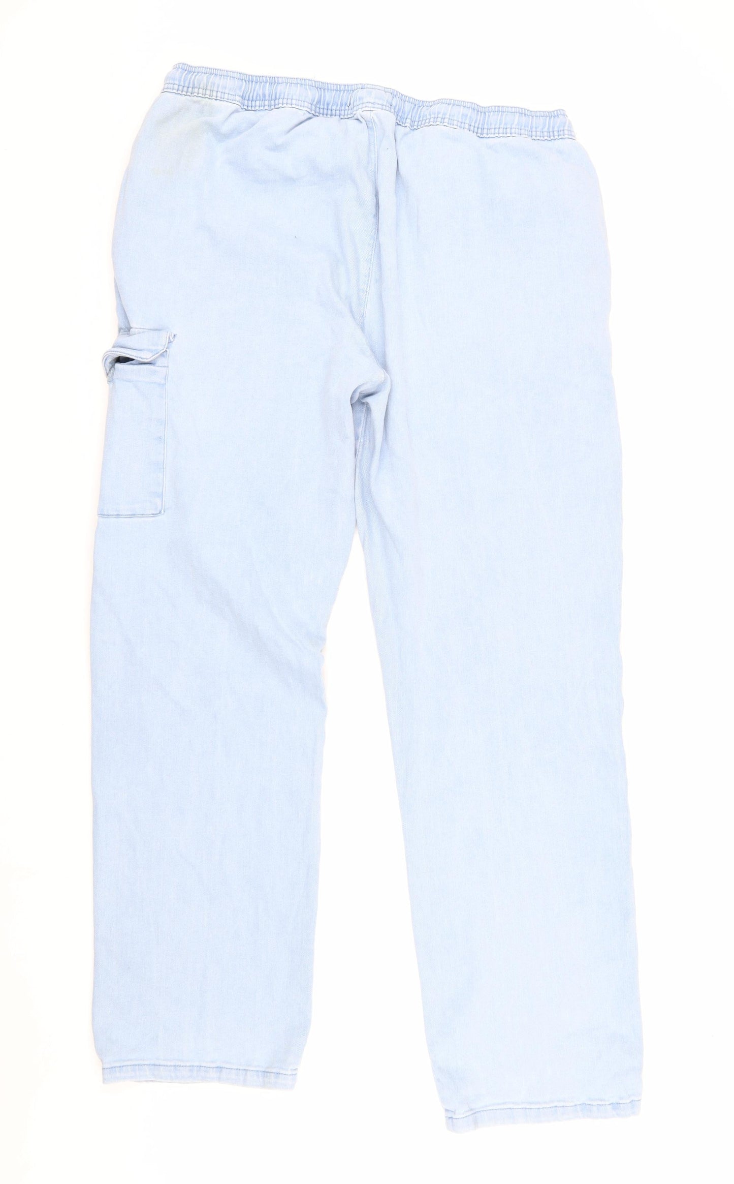 Atlasformen Men's 2XL Blue Cargo Jeans, Relaxed Fit