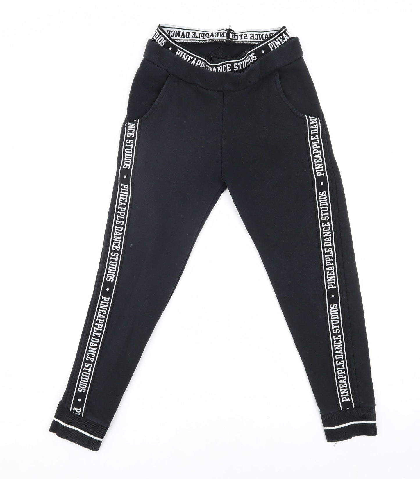 Primark Girls Black Dance Trousers, Size 10-11