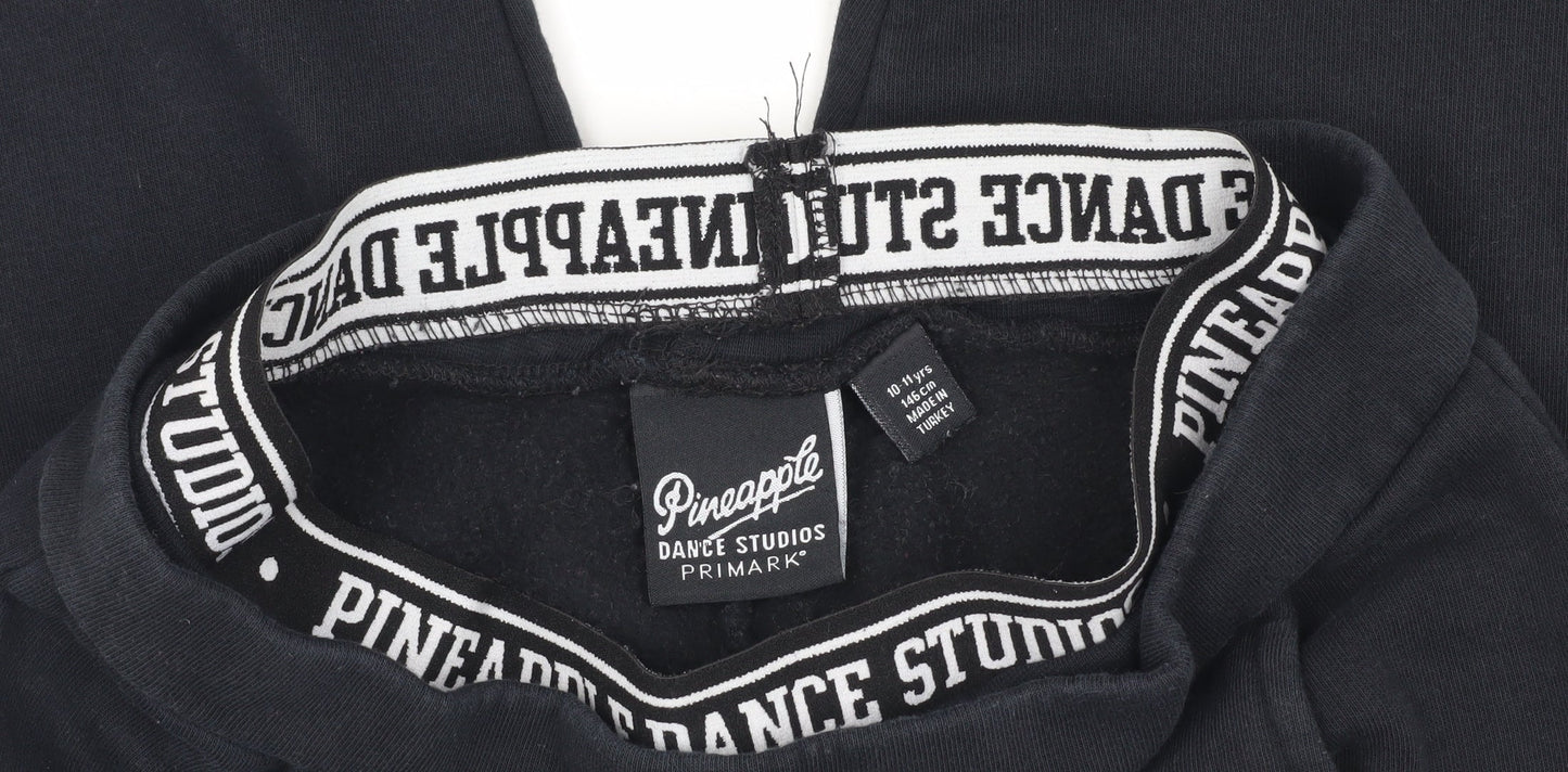 Primark Girls Black Dance Trousers, Size 10-11