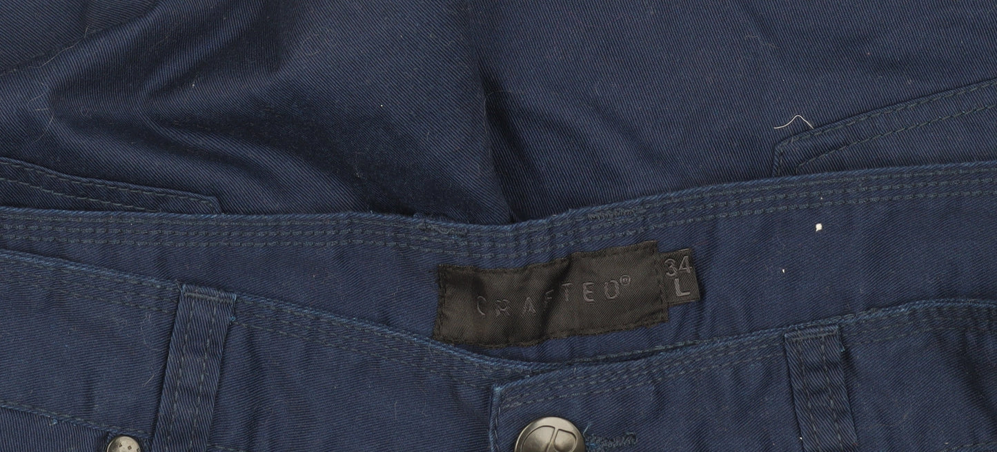 Mens UK Size L Crafted   Blue Trousers