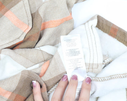 Boohoo Women's Beige Check Jacket Size S