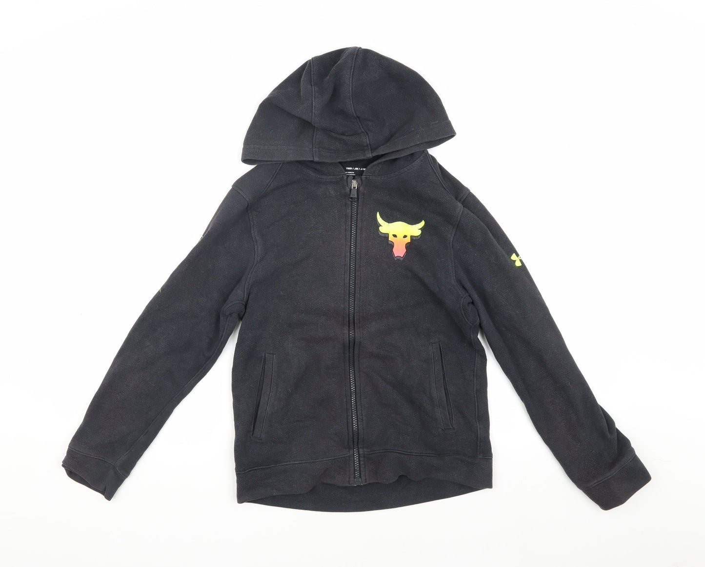 Under Armour Boys Black Basic Jacket, Cotton Blend
