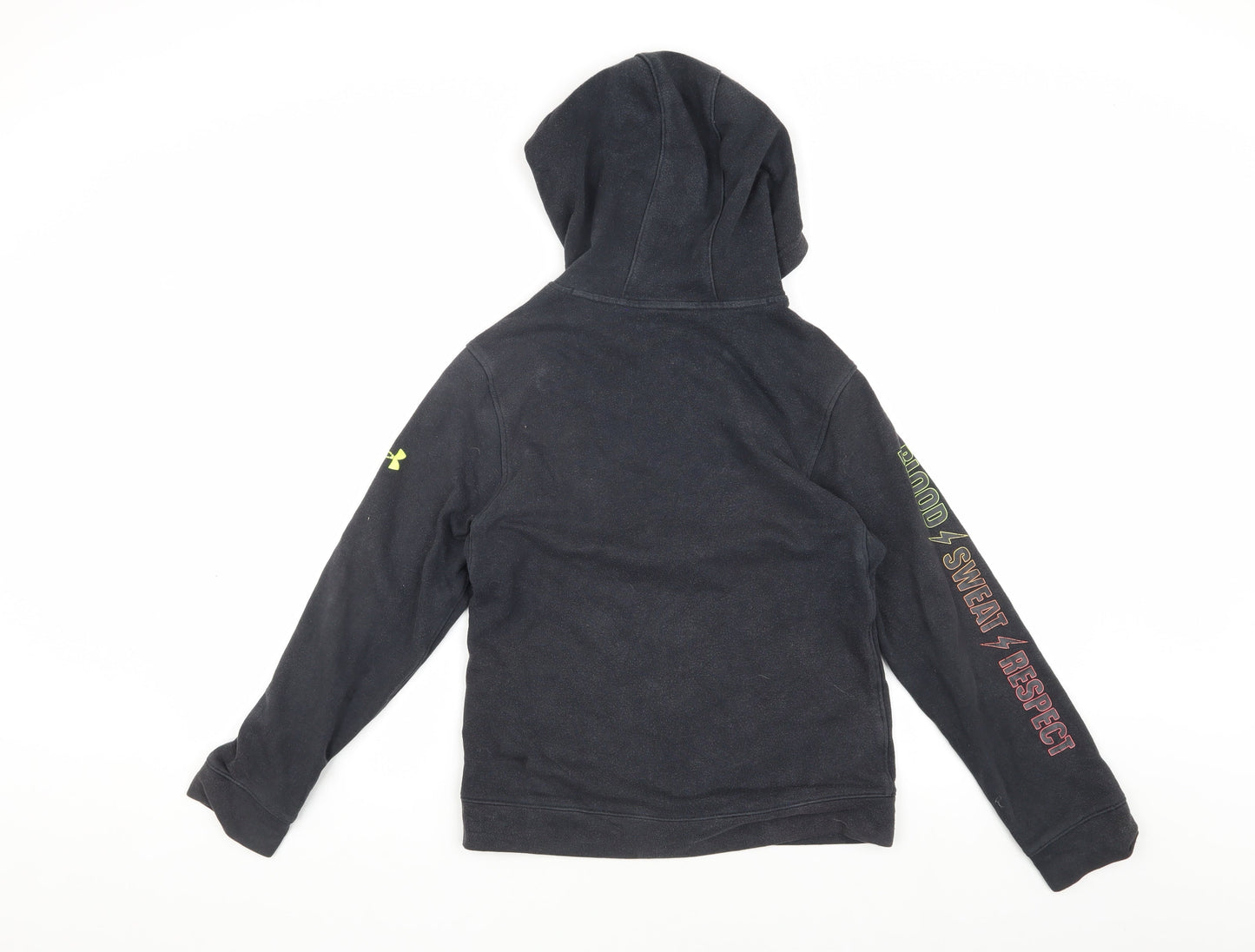 Under Armour Boys Black Basic Jacket, Cotton Blend